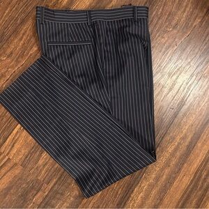 Sondengaard Copenhagen Navy & White Pin Stripe Slim Fit Men’s Dress Pants 32X32